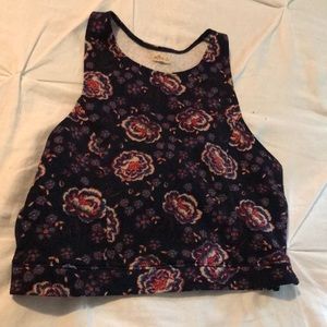 Floral crop top